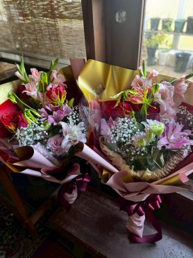 離任式典のお花束｜感謝のお花束｜送別のお花束｜愛媛松山｜「パールフローラ」　（愛媛県松山市の花キューピット加盟店 花屋）のブログ